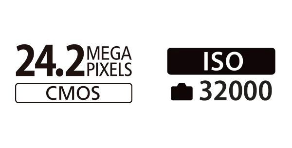 El sensor APS-C de gran tamaño proporciona una calidad de imagen increíble y control sobre la profundidad de campo. Perfecciona un aspecto profesional.