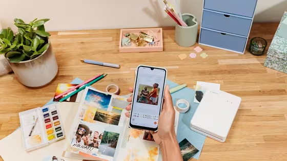 Da rienda suelta a tu creatividad con la aplicación SELPHY Photo Layout