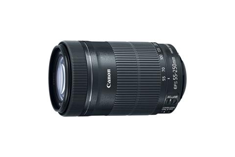Canon EF-S 55-250mm F4-5.6 IS STM◆2745 CANON Canon EF-S 55-250mm f/4-5.6 IS STM Lente - Negro